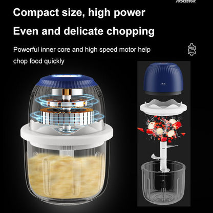 📢📢40% OFF !! ⏰Wireless Mini Electric Food Processor