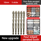 📢📢 71 %  OFF !! ✨High-Strength 4-Flute Serrated Eccentric Drill Bit Kit
