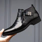 📢📢70 %  OFF & FREE SHIPPING❗Men's Leather Ankle Boots with Double Side Zipper and Pointed Toe