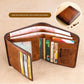 📢📢40% OFF !! ⏰Minimalist RFID Blocking Leather Wallet for Men – Ultra-Thin, Genuine Top-Layer Cowhide, Short Design for Everyday Carry