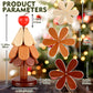 📢📢40%  OFF !! ⏰  Natural Wooden Tree Trivets for Hot Dishes – Festive, Foldable, Durable ✨