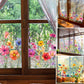 💐 50% OFF NOW! 🖼️ Colorful Floral Bouquet Window Sticker – Vibrant design, easy peel & removable – Perfect for home, cafe & spring decor ✨