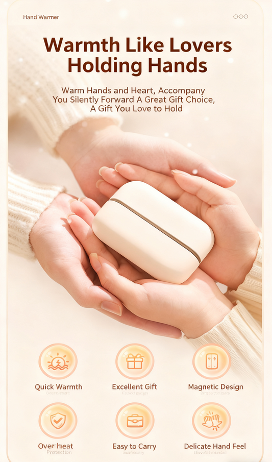 ⏳BIG SALE ⏰New 2 in 1 Magnetic Rechargeable Hand Warmers🔥