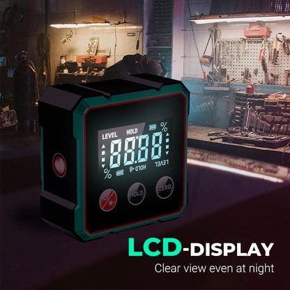📢🔧 HOT SALE 50% OFF 🔥4-Side Magnetic Digital Angle Gauge with Laser