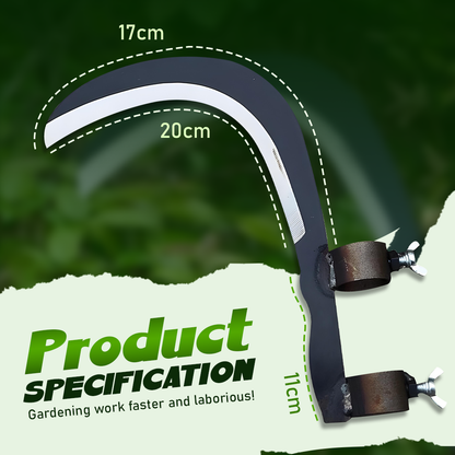 🔥Black Friday & Christmas Early Bird Sale🔥 Multifunctional  Portable Grass Sickle Cutter Head