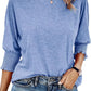 🔥Hot Sale 50% OFF🏆Women's Fashion 3/4 Sleeve Crewneck Basic Business T-Shirts