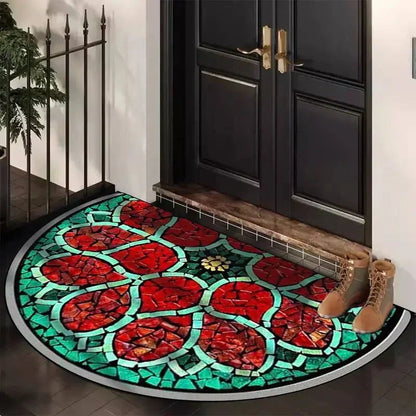 📢📢50%  OFF !! ⏰Boho Style Semicircular Door Mat - Non Slip Soft Floor Carpet