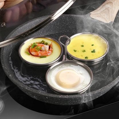 🎁 HOT SALE 50% OFF! 🥚 304 Stainless Steel Egg Cooker – Premium Food-Grade, Sturdy Mold Frame & Easy Unmolding ✨