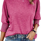 🔥Hot Sale 50% OFF🏆Women's Fashion 3/4 Sleeve Crewneck Basic Business T-Shirts