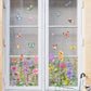 💐 50% OFF NOW! 🖼️ Colorful Floral Bouquet Window Sticker – Vibrant design, easy peel & removable – Perfect for home, cafe & spring decor ✨