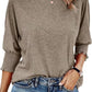 🔥Hot Sale 50% OFF🏆Women's Fashion 3/4 Sleeve Crewneck Basic Business T-Shirts