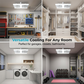 📢📢40% OFF !! ⏰ 2-in-1 LED Ceiling Fan Light – Dual Cooling, Ultra Bright, Tool-Free Install 🌀