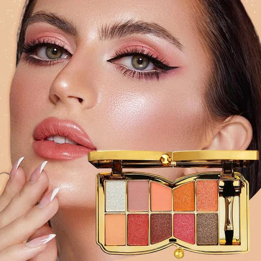 💗LAST DAY - BUY 1 GET 1 FREE💗10 Colors Glitter Shimmer Eyes Shadow Pallet