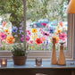 💐 50% OFF NOW! 🖼️ Colorful Floral Bouquet Window Sticker – Vibrant design, easy peel & removable – Perfect for home, cafe & spring decor ✨