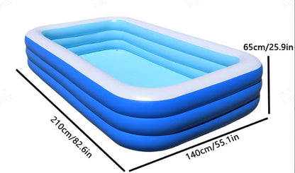 📢📢50% OFF !! ⏰ Children's Inflatable Pool – Sturdy PVC & easy setup – Perfect for backyard fun on hot days – safe and colourful for kids 🌞✨