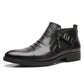 📢📢70 %  OFF & FREE SHIPPING❗Men's Leather Ankle Boots with Double Side Zipper and Pointed Toe