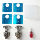 📢📢40% OFF !! ⏰Universal Stainless Steel Cabinet Hinge Repair Plate Kit with Screws for Furniture Cupboard Door