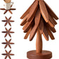 📢📢40%  OFF !! ⏰  Natural Wooden Tree Trivets for Hot Dishes – Festive, Foldable, Durable ✨