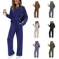 📢📢60%  OFF !! ⏰Women's Crew Neck Top & Drawstring Pants Set