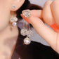 📢📢30% OFF !! ⏰✨Zircon Round Petal Earrings🎀