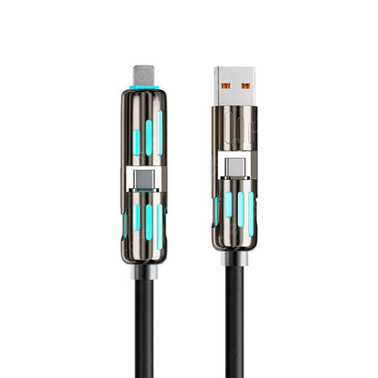 🔥Limited Time Buy 1 Get 1 Free⚡4-in-1 USB Charging Cable fast charging MAX 240W (With Box)⚡