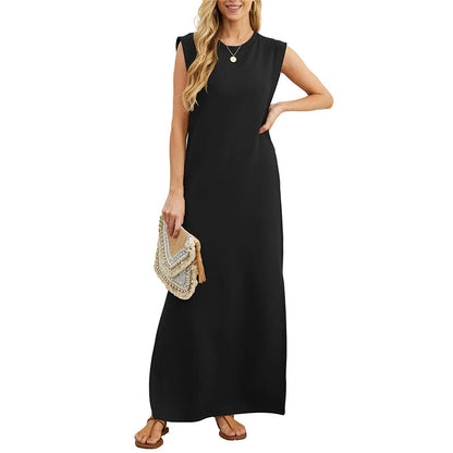 📢📢50% OFF !!!⏰Women Loose Split Wrinkle-Free Long Dress