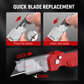 🔪 LIMITED-TIME 50% OFF! 💥 2-in-1 Foldable Utility Knife & Scraper – Portable Razor Blade, Multi-Surface Cleaning ✨