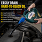 📢📢50%  OFF !! ⏰Flexible Oil Drain Funnel – Bendable Reusable Fluid Transfer Tool for Automotive Maintenance