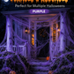 Halloween Scary Party Decoration Spiders & Stretchy Cobweb