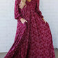 📢📢50% OFF !!!⏰ Women’s Floral Rayon Smocked-Waist Lined Maxi Dress – Flattering Fit, Lightweight Fabric & Elegant Boho Style 💃