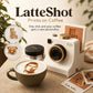 Cute latte art in seconds ☕📸