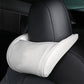 📢📢40% OFF !! ⏰ Ergonomic Memory Foam Car Headrest Pillow – Luxury PU Leather Neck Support Cushion