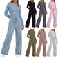 📢📢65 %  OFF !! ⏰2026 Women's Casual Wear Long-Sleeved Loose-Fit Trouser Set 👚