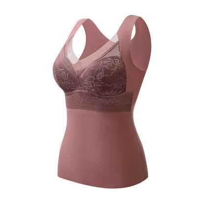 Two-in-one built-in bra thermal underwear📢📢Flash Sale⚡: Ending in 3 Hours!⏰⏰