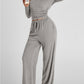 📢📢65 %  OFF !! ⏰2026 Women's Casual Wear Long-Sleeved Loose-Fit Trouser Set 👚