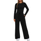 📢📢65 %  OFF !! ⏰2026 Women's Casual Wear Long-Sleeved Loose-Fit Trouser Set 👚