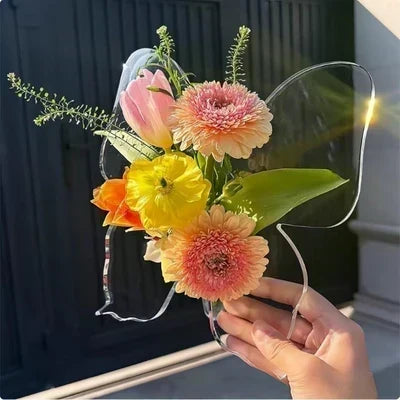 📢📢50% OFF !! ⏰Transparent Butterfly-Inspired Decorative Vase💐🦋