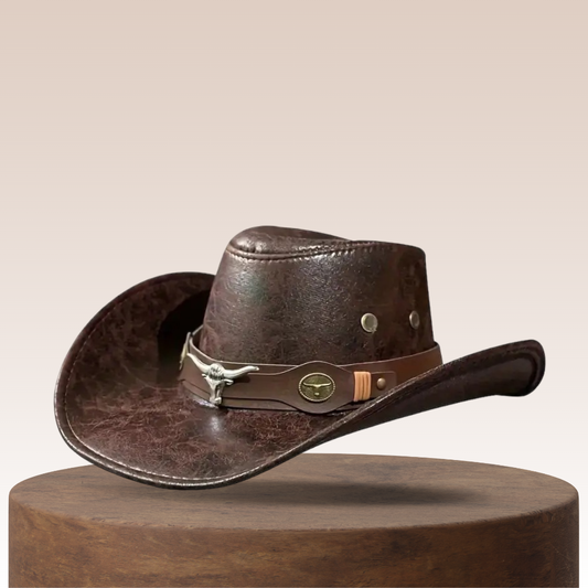 📢📢50% OFF !! ⏰Pro-Favorite Breathable Cowboy Hat – Cowhide – Sunshield for Outdoor Activities ☀️