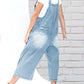 💃Limited time sale 50% OFF💓Women's Cute Casual Button Jumpsuit Ripped Denim Overalls