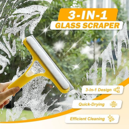 📢📢40% OFF !! ⏰🔥Flash Sale  50K+ SOLD! Almost Gone-💥🔥3 in 1 Window Cleaning Scraper