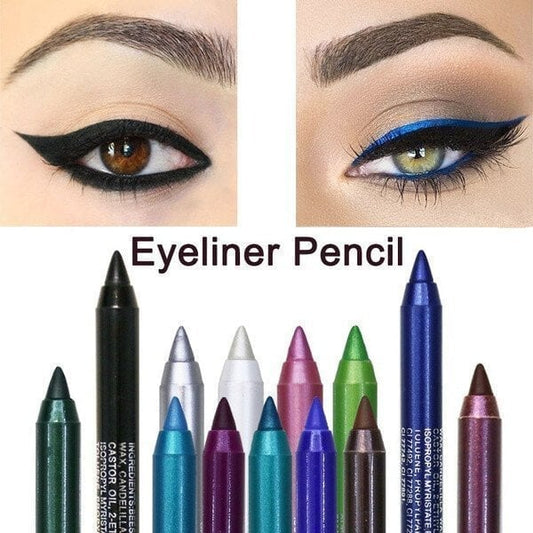 📢📢40% OFF !! ⏰Long-lasting Waterproof Eyeliner Pencil, Fashionable Eye Makeup Cosmetics