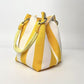 📢📢40% OFF !! ⏰🌴 Boho Striped Knit Bucket Handbag for Women – Handmade Summer Beach Shoulder Bag