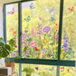 💐 50% OFF NOW! 🖼️ Colorful Floral Bouquet Window Sticker – Vibrant design, easy peel & removable – Perfect for home, cafe & spring decor ✨