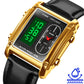 ⏳Limited time 50% OFF💥🎁Men's Square Creative Dual-Movement Multifunctional Sports Watch