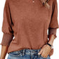 🔥Hot Sale 50% OFF🏆Women's Fashion 3/4 Sleeve Crewneck Basic Business T-Shirts