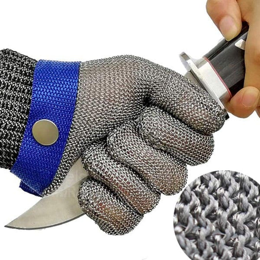 📢📢40% OFF !! ⏰Food Grade Metal Mesh Glove – Cut Resistant, ANSI A9, Easy Clean 🍖