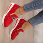📢📢50% OFF !!!⏰Women's Casual Platform Slip-on Sneakers👞