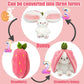 📢📢50% OFF !!!⏰Nice Gift🍓Strawberry Bunny Transformed into Little Rabbit🎀 Fruit Doll Plush Toy🐰