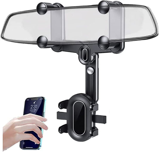 📢📢40% OFF !! ⏰🚗 New Rotatable & Retractable Car Phone Holder – 360° View, One-Hand Access! | Fits All Phones, Super Stable Even on Bumpy Roads 🛣️