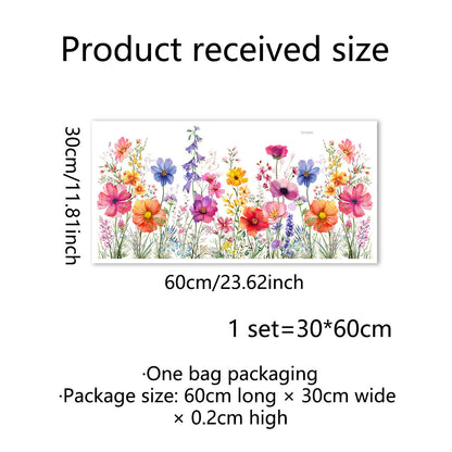 💐 50% OFF NOW! 🖼️ Colorful Floral Bouquet Window Sticker – Vibrant design, easy peel & removable – Perfect for home, cafe & spring decor ✨